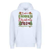 White custom family christmas 2024 marking memories toge Premium Hoodie - MaliasSmallBusiness