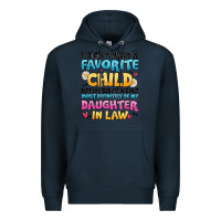 Navy i don't have a favorite child Premium Hoodie - MaliasSmallBusiness