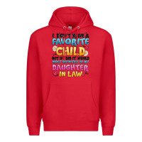 Red i don't have a favorite child Premium Hoodie - MaliasSmallBusiness