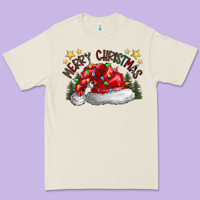 Merry Christmas Santa Premium Tee Designed By Cowhidedigitalart