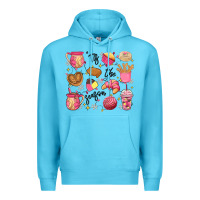 Ocean Blue mexican christmas'tis the season Premium Hoodie - MaliasSmallBusiness
