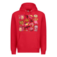 Red mexican christmas'tis the season Premium Hoodie - MaliasSmallBusiness