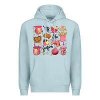 Blue Mist mexican christmas'tis the season Premium Hoodie - MaliasSmallBusiness