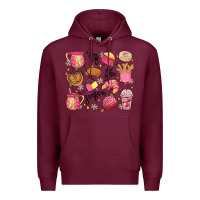 Burgundy mexican christmas'tis the season Premium Hoodie - MaliasSmallBusiness