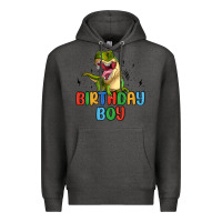 Charcoal Heather birthday boy Premium Hoodie - MaliasSmallBusiness