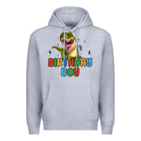 Heather Grey birthday boy Premium Hoodie - MaliasSmallBusiness