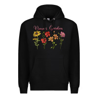Black nana's garden Premium Hoodie - MaliasSmallBusiness