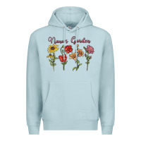 Blue Mist nana's garden Premium Hoodie - MaliasSmallBusiness