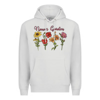 Dove Grey nana's garden Premium Hoodie - MaliasSmallBusiness