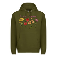 Army Green nana's garden Premium Hoodie - MaliasSmallBusiness