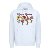 White nana's garden Premium Hoodie - MaliasSmallBusiness