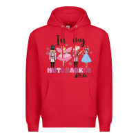 Red in my nutcracker era Premium Hoodie - MaliasSmallBusiness