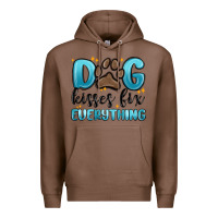 Chestnut dog kisses fix everything Premium Hoodie - MaliasSmallBusiness