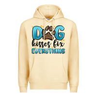 Pina Colada dog kisses fix everything Premium Hoodie - MaliasSmallBusiness