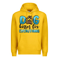 Lemon dog kisses fix everything Premium Hoodie - MaliasSmallBusiness