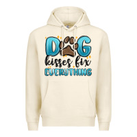 Tofu dog kisses fix everything Premium Hoodie - MaliasSmallBusiness