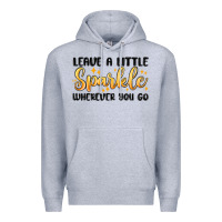 Heather Grey leave a little sparkle wherever you go Premium Hoodie - MaliasSmallBusiness