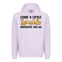 Lilac leave a little sparkle wherever you go Premium Hoodie - MaliasSmallBusiness