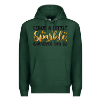 Sports Green leave a little sparkle wherever you go Premium Hoodie - MaliasSmallBusiness