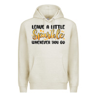 Oatmeal Heather leave a little sparkle wherever you go Premium Hoodie - MaliasSmallBusiness