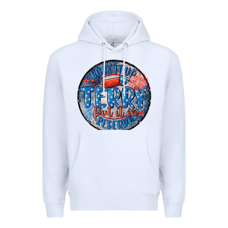 Back It Up Terry Put It In Reserve Premium Hoodie by MaliasSmallBusiness | Teevron