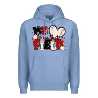 Colony Blue my heart is on that field baseball Premium Hoodie - MaliasSmallBusiness
