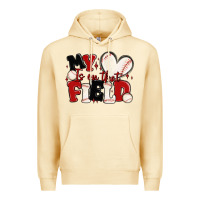 Pina Colada my heart is on that field baseball Premium Hoodie - MaliasSmallBusiness