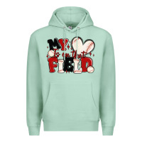 Seafoam my heart is on that field baseball Premium Hoodie - MaliasSmallBusiness