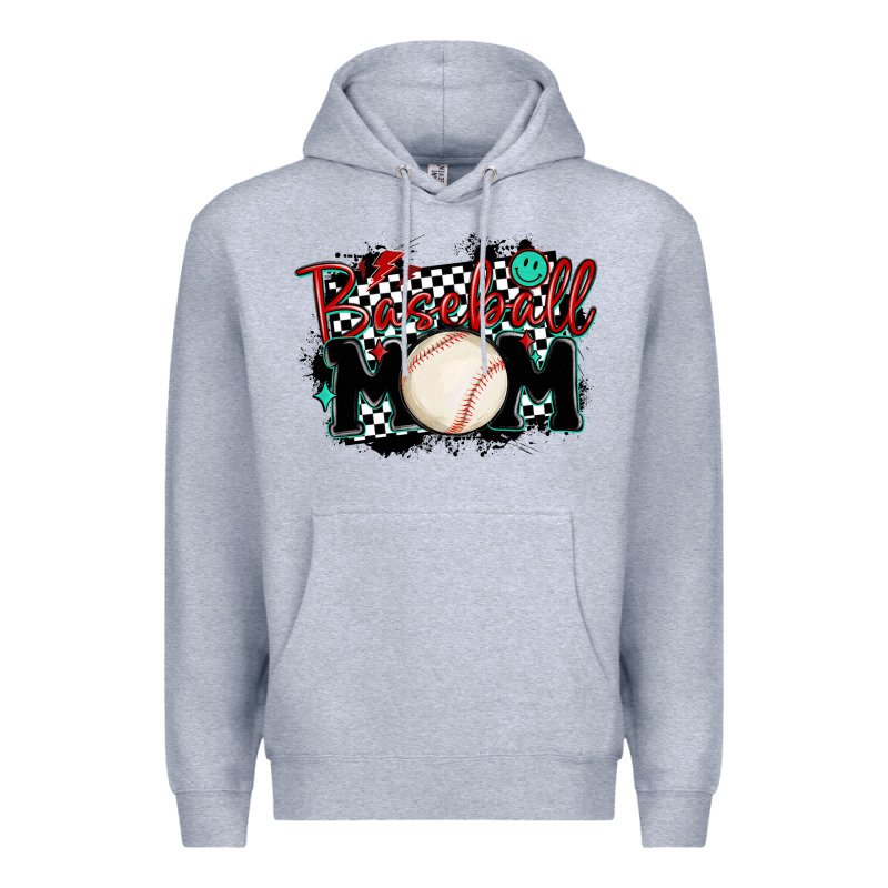 Baseball Mom Premium Hoodie by MaliasSmallBusiness | Teevron
