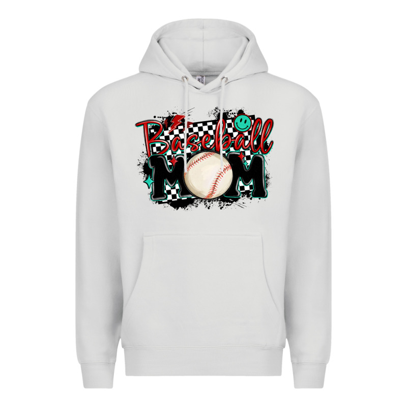 Baseball Mom Premium Hoodie by MaliasSmallBusiness | Teevron