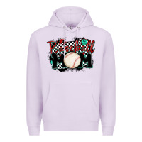 Lilac baseball mom Premium Hoodie - MaliasSmallBusiness