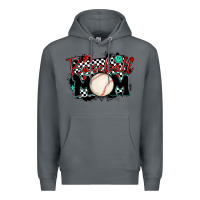 Rock baseball mom Premium Hoodie - MaliasSmallBusiness