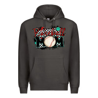 Smoke baseball mom Premium Hoodie - MaliasSmallBusiness