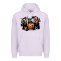 Lilac basketball mom Premium Hoodie - MaliasSmallBusiness