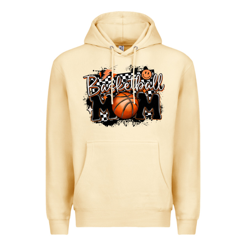 Basketball Mom Premium Hoodie by MaliasSmallBusiness | Teevron