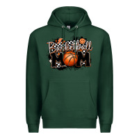 Sports Green basketball mom Premium Hoodie - MaliasSmallBusiness