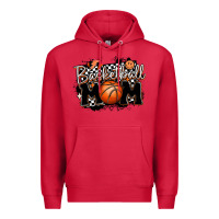 Cardinal basketball mom Premium Hoodie - MaliasSmallBusiness