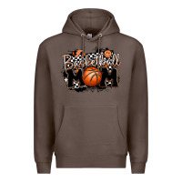 Coffee basketball mom Premium Hoodie - MaliasSmallBusiness