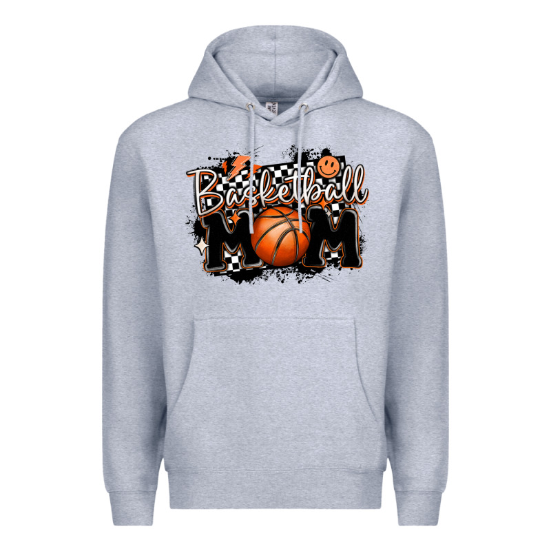 Basketball Mom Premium Hoodie by MaliasSmallBusiness | Teevron