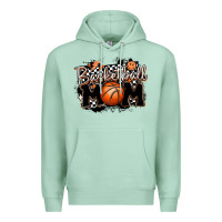 Seafoam basketball mom Premium Hoodie - MaliasSmallBusiness