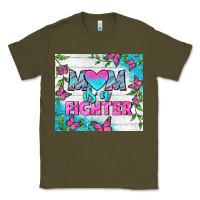 Army Green Mom Is A Fighter Tumbler Classic Tee - BundleAndBundleShop
