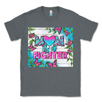 Charcoal Heather Mom Is A Fighter Tumbler Classic Tee - BundleAndBundleShop