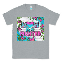 Heather Grey Mom Is A Fighter Tumbler Classic Tee - BundleAndBundleShop