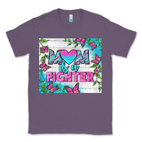 Lavender Mom Is A Fighter Tumbler Classic Tee - BundleAndBundleShop