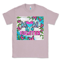 Lilac Mom Is A Fighter Tumbler Classic Tee - BundleAndBundleShop