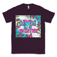 Plum Mom Is A Fighter Tumbler Classic Tee - BundleAndBundleShop