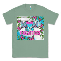 Sage Mom Is A Fighter Tumbler Classic Tee - BundleAndBundleShop