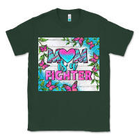 Sports Green Mom Is A Fighter Tumbler Classic Tee - BundleAndBundleShop