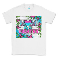 White Mom Is A Fighter Tumbler Classic Tee - BundleAndBundleShop