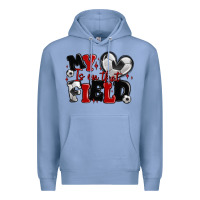 Colony Blue my heart is on that field soccer Premium Hoodie - MaliasSmallBusiness